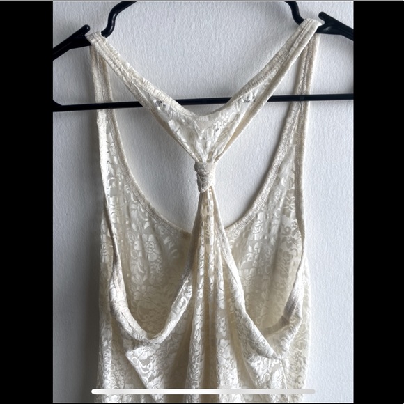 Victoria’s Secret Pink Lace Racerback Tank Top - Picture 4 of 4